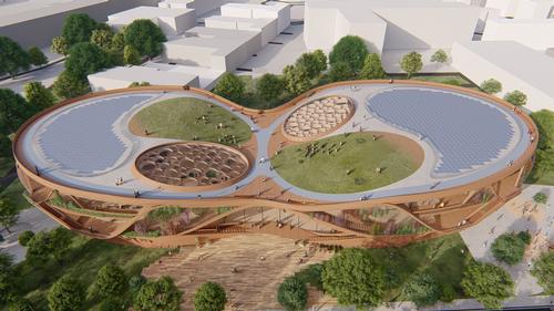 Garden landscapes will flow from outside to inside, connecting social spaces / Lava