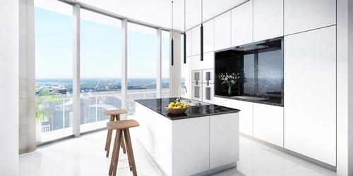 Luxury kitchens will have Bulthaup cabinetry and Gaggenau appliances / Aston Martin