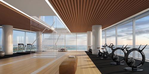 The spa and fitness centre will be spread across two floors / Aston Martin