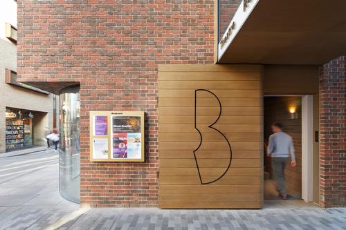 The theatre is part of a wider and ongoing 55,000sq ft (5,100sq m) mixed-use development / SODA Studio