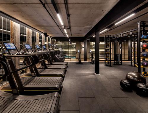 The fitness centre has TechnoGym equipment and sections for cardio and weight workouts / Radisson