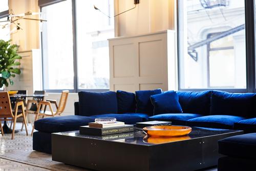 The Walker Lobby doubles as a 50-seat lounge that serves cocktails / Adrian Gaut