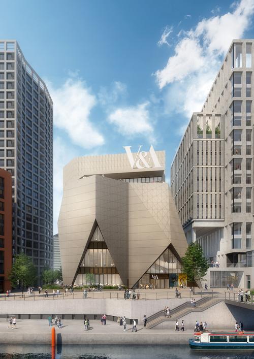 The new V&A at Stratford Waterfront has been designed by O'Donnell + Tuomey / O'Donnell + Tuomey