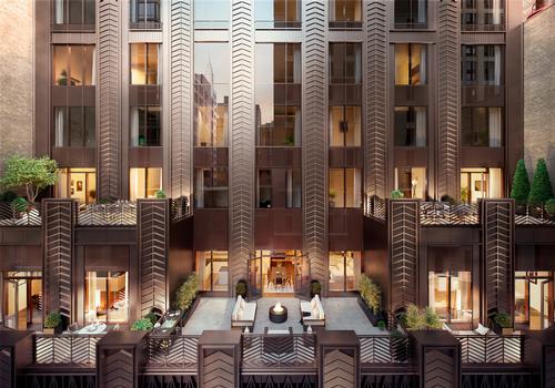 Many residences will feature outdoor terraces / Rockefeller Group