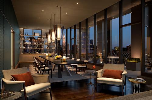 Residents will have access to a private dining room / Rockefeller Group