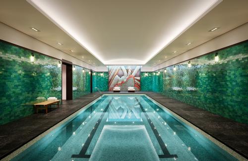 There will be a gym, a HIIT studio, a squash court, a 50ft (15m) pool and a dry heat sauna / Rockefeller Group
