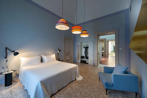 The design mixes the ancient and the ultra-modern