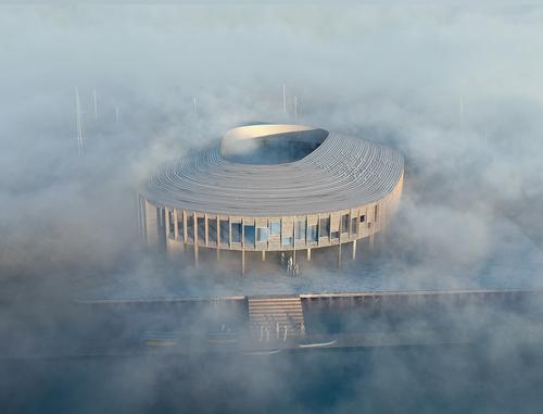 The building will be circular and will be built from wood / WERK/Snøhetta, visuals MIR
