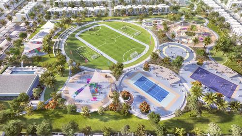 A sports village will provide opportunities for recreation / Emaar