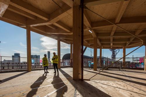 It is made almost entirely of sustainably sourced timber / Sean Pollock