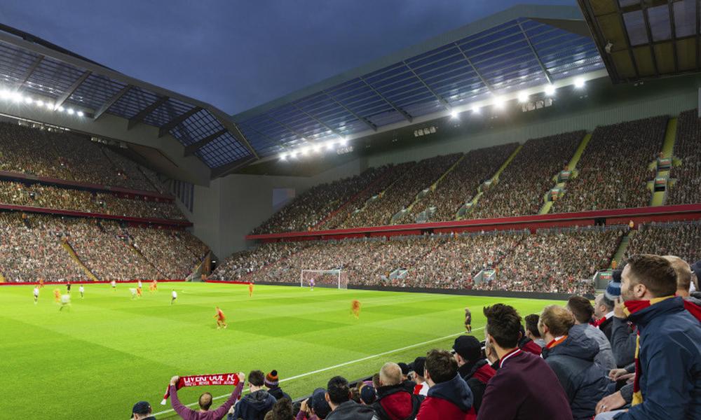 The plans include increasing the capacity of the Anfield Road Stand by around 7,000 seats / Liverpool FC