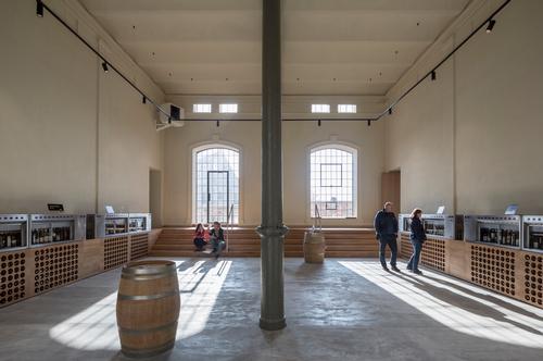 The original brewery building has been treated as a heritage site / Laurian Ghinitoiu