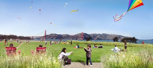 There will also space for activities like picnicking, kite-flying and family gatherings / James Corner Field Operations