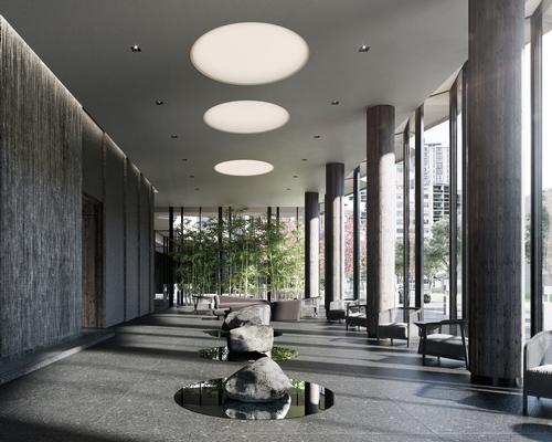 The interior spaces are intended to act as a backdrop for the lifestyles of residents / Norm Li