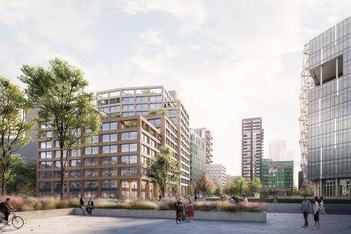 The 13-storey building will have 330 cycle spaces and a cycle workshop to encourage sustainable travel