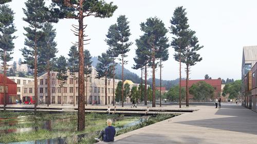 MAD also looked for close proximity to streams, wetlands, meadows and local farmland / Mad Arkitekter