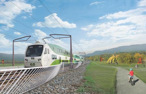 The transit hub will provide access to better regional transportation and is expected to drive growth in the town / Norm Li