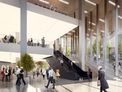 The research is helping them to understand massing and position elements like entrances / Schmidt Hammer Lassen