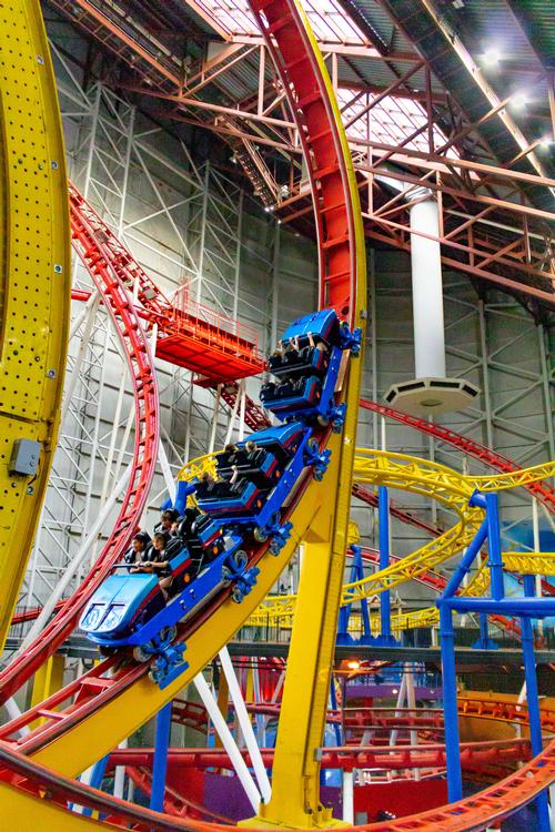 Galaxyland claims to have some of the world's tallest and longest indoor rides / West Edmonton Mall