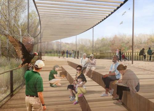The trail would give visitors a new perspective of the zoo's animals in their natural surroundings / Minnesota Zoo