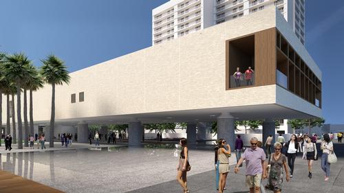 It was initially proposed in 2000 and is now scheduled for completion in late 2021 / Pei Cobb Freed & Partners