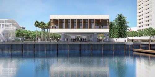 The museum is being constructed on Gadsden’s Wharf in Charleston, South Carolina / Pei Cobb Freed & Partners