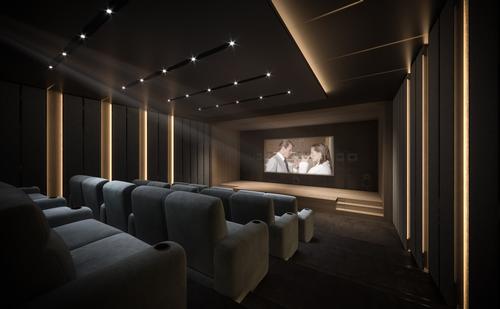 There is a 25-seat private cinema with a $350,000 (€315,000, £268,000) audio-visual system