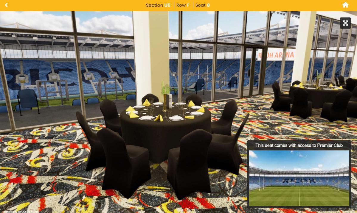 The new technology, provided by the club's ticketing partner AXS, will enable fans to experience a 360-degree, 3D view of all of the Wasps' hospitality suites before making their booking The new technology, provided by the club's ticketing partner AXS, will enable fans to experience a 360-degree, 3D view of all of the Wasps' hospitality suites before making their booking