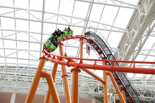 Nickelodeon Universe Theme Park is claimed to be the largest indoor theme park in the Western Hemisphere / Angela Pham, courtesy of American Dream