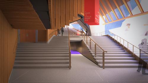 A new passageway will also improve accessibility at the venue / ARM Architecture