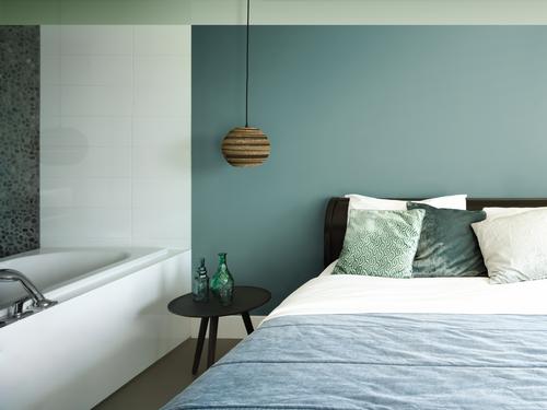 In a hotel, she explains, paint may need to give a unique look and feel but also be durable