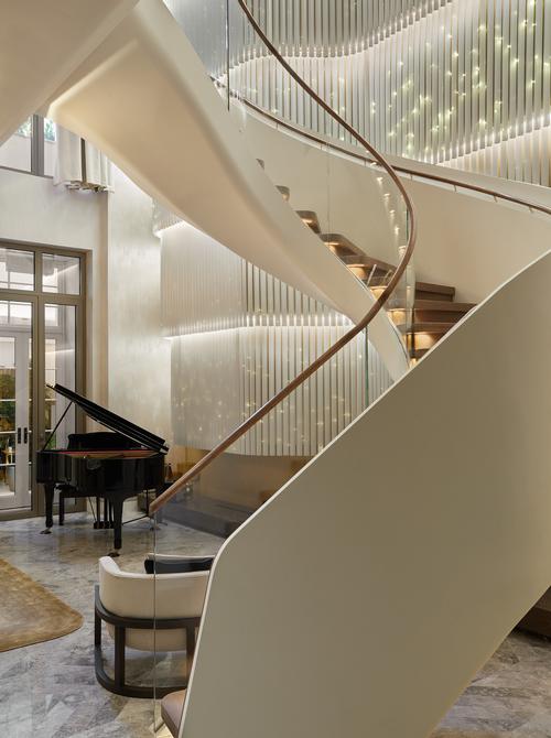 The interiors of the residences were designed by Jouin Manku / Clivedale London