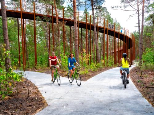 Two other interventions, Cycling through the Heathland and Cycling Underground, are in the works / VisitLimburg.be
