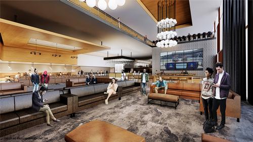 There will be a double-story club as part of the ballpark / Pendulum Studio