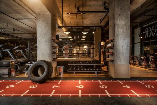 The 14,000sq ft (1,300sq m) gym will be larger than the pictured 12,000sq ft (1,100sq m) Marylebone site / Bergman Interiors