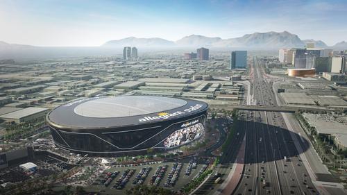 Outside, there will be parking for 8,000 cars, tailgating amenities and a mixed-use commercial development / Manica