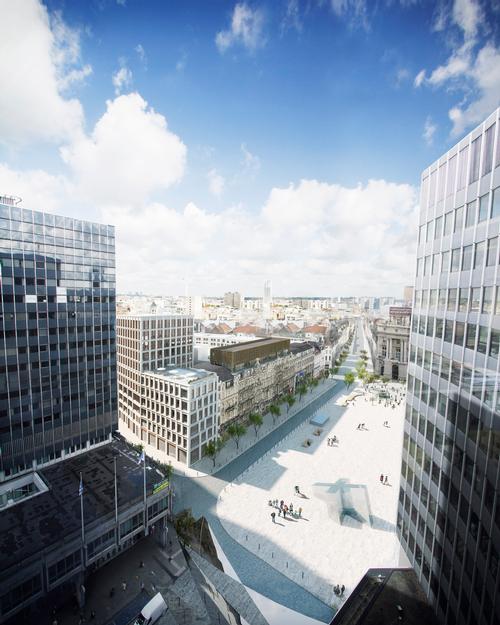 The development will cover an area of 48,000sq m (517,000sq ft) / Henning Larsen