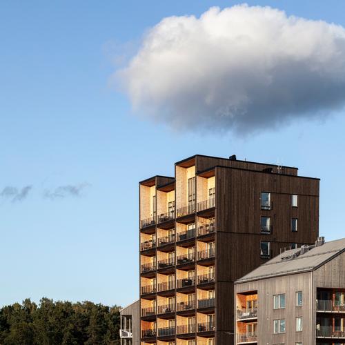 Constructing the building from wood is said to have saved around 550 tonnes (606 tons) of CO2 / Nikolaj Jakobsen