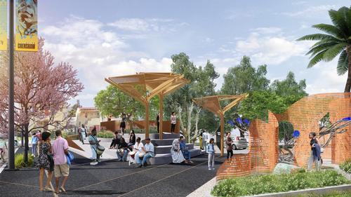 The project will drive economic security and opportunities for local residents / Perkins and Will