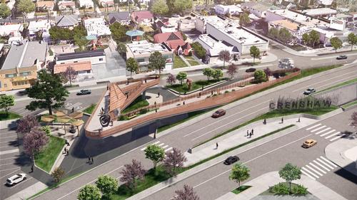 There will be a raised public space that will provide views of the surroundings / Perkins and Will