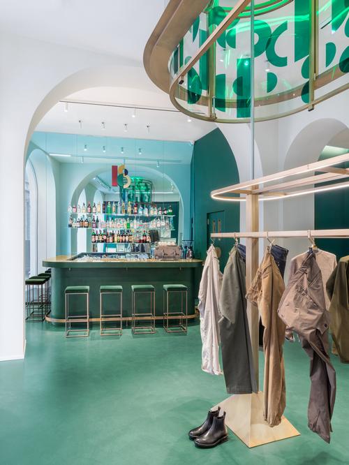 Drinks are served from a separate bar counter / Alessandro Saletta for DSL Studio