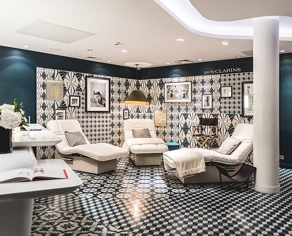 The 1,700sq m hotel spa is one of the largest in the city