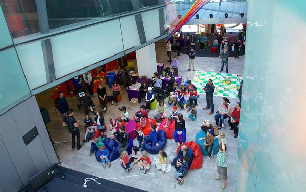 ACMI’s Lightwell event space can also host temporary exhibitions / photo: Jigsaw0071