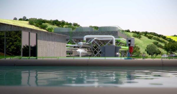 Not only will the plant power the Eden Project, it will also power some 7,000 homes 