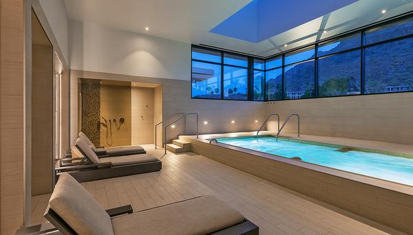Part of the spa’s design remit was to take advantage of its views over Camelback Mountain