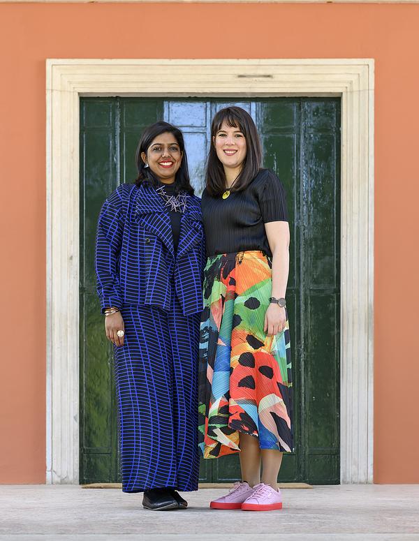 Manijeh Verghese (left) and Madeleine Kessler will represent the UK Manijeh Verghese (left) and Madeleine Kessler will represent the UK