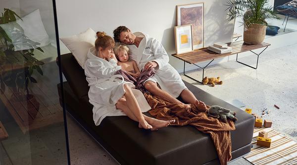 Suppliers such as Klafs are now making beds with rocking movements 