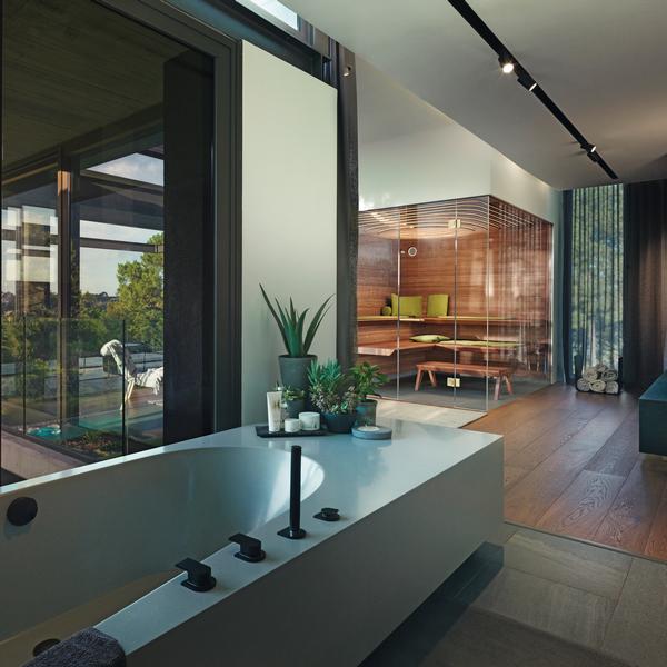 Even the smallest of homes can incorporate the benefits of wellness with a private sauna