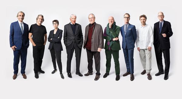 Photo at top of page, from left to right, the architects of Hudson Yards: David Manfredi, David Rockwell, Elizabeth Diller, Eugene Kohn, William Pedersen, Norman Foster, Thomas Woltz, Thomas Heatherwick and David Childs