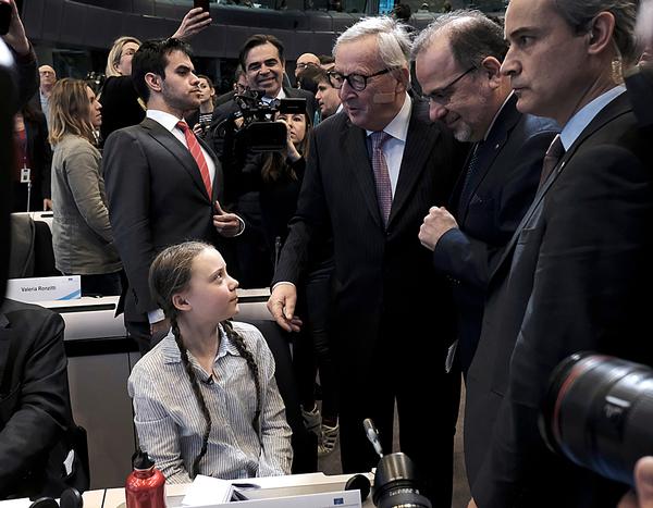 Speak truth to power: Greta Thunberg faces the suits at the EU / Alexandros Michailidis/shutterstock